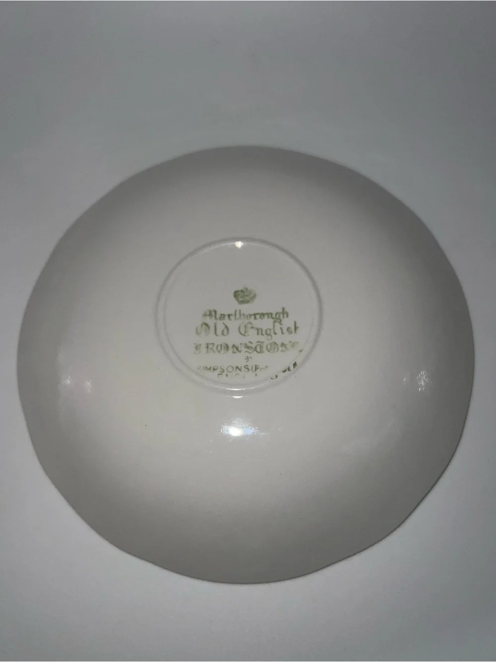 Marlborough (Embossed Wicker Lattice Rim) discontinued plate